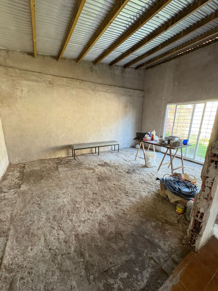 Casa 3 ambientes a terminar, zona Termas Huinco 